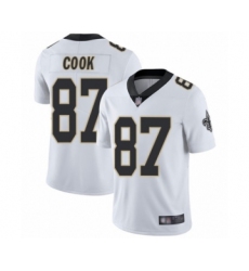Youth New Orleans Saints #87 Jared Cook White Vapor Untouchable Limited Player Football Jersey