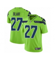 Men's Seattle Seahawks #27 Marquise Blair Elite Green Rush Vapor Untouchable Football Jersey