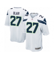 Men's Seattle Seahawks #27 Marquise Blair Game White Football Jersey