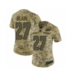 Women's Seattle Seahawks #27 Marquise Blair Limited Camo 2018 Salute to Service Football Jersey
