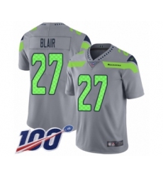 Youth Seattle Seahawks #27 Marquise Blair Limited Silver Inverted Legend 100th Season Football Jersey