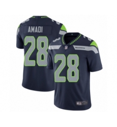 Youth Seattle Seahawks #28 Ugo Amadi Navy Blue Team Color Vapor Untouchable Limited Player Football Jersey