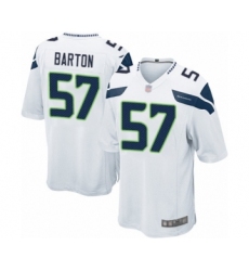 Men's Seattle Seahawks #57 Cody Barton Game White Football Jersey