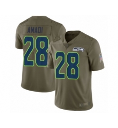 Youth Seattle Seahawks #57 Cody Barton Limited Black 2016 Salute to Service Football Jersey