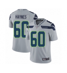 Men's Seattle Seahawks #60 Phil Haynes Grey Alternate Vapor Untouchable Limited Player Football Jersey