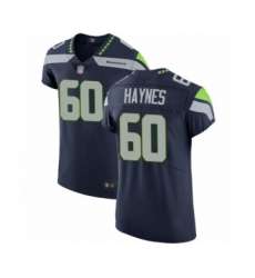 Men's Seattle Seahawks #60 Phil Haynes Navy Blue Team Color Vapor Untouchable Elite Player Football Jersey