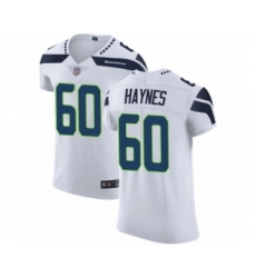 Men's Seattle Seahawks #60 Phil Haynes White Vapor Untouchable Elite Player Football Jersey