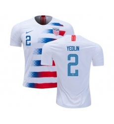 USA #2 Yedlin Home Soccer Country Jersey