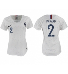 Women's France #2 Pavard Away Soccer Country Jersey