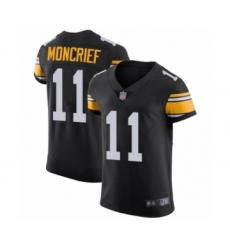 Men's Pittsburgh Steelers #11 Donte Moncrief Black Alternate Vapor Untouchable Elite Player Football Jersey
