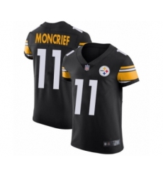Men's Pittsburgh Steelers #11 Donte Moncrief Black Team Color Vapor Untouchable Elite Player Football Jersey