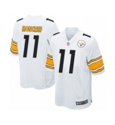 Men's Pittsburgh Steelers #11 Donte Moncrief Game White Football Jersey