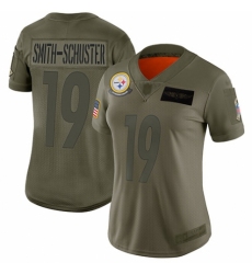 Women's Pittsburgh Steelers #22 Steven Nelson Limited Camo 2019 Salute to Service Football Jersey