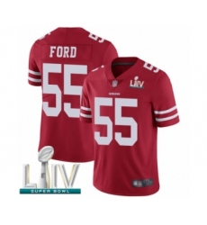 Youth San Francisco 49ers #55 Dee Ford Red Team Color Vapor Untouchable Limited Player Super Bowl LIV Bound Football Jersey