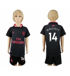 Arsenal #14 Walcott Sec Away Kid Soccer Club Jersey