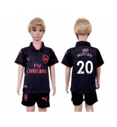 Arsenal #20 Mustafi Sec Away Kid Soccer Club Jersey