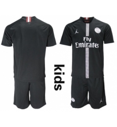 Jordan Paris Saint Germain Blank Home Kid Soccer Club Jersey