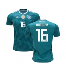 Germany #16 Rudiger Away Kid Soccer Country Jersey