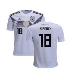 Germany #18 Kimmich White Home Kid Soccer Country Jersey
