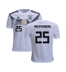 Germany #25 Halstenberg White Home Kid Soccer Country Jersey