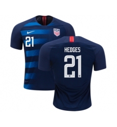 USA #21 Hedges Away Kid Soccer Country Jersey