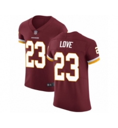 Men's Washington Redskins #23 Bryce Love Burgundy Red Team Color Vapor Untouchable Elite Player Football Jersey