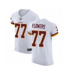 Men's Washington Redskins #77 Ereck Flowers White Vapor Untouchable Elite Player Football Jersey