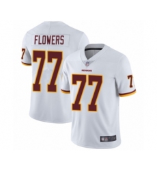 Men's Washington Redskins #77 Ereck Flowers White Vapor Untouchable Limited Player Football Jersey