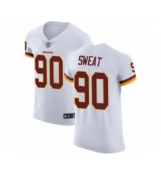 Men's Washington Redskins #90 Montez Sweat White Vapor Untouchable Elite Player Football Jersey