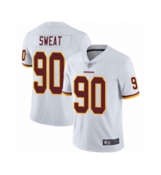 Men's Washington Redskins #90 Montez Sweat White Vapor Untouchable Limited Player Football Jersey