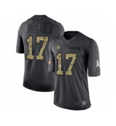 Men's Arizona Cardinals #17 Hakeem Butler Limited Black 2016 Salute to Service Football Jersey