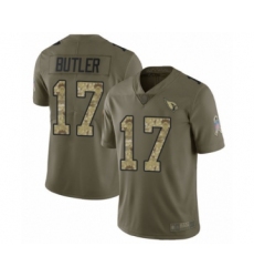 Men's Arizona Cardinals #17 Hakeem Butler Limited Olive Camo 2017 Salute to Service Football Jersey