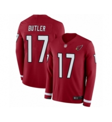 Men's Arizona Cardinals #17 Hakeem Butler Limited Red Therma Long Sleeve Football Jersey