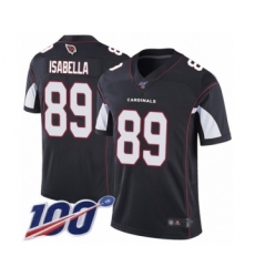 Men's Arizona Cardinals #89 Andy Isabella Black Alternate Vapor Untouchable Limited Player 100th Season Football Jersey