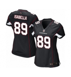 Women's Arizona Cardinals #89 Andy Isabella Game Black Alternate Football Jersey