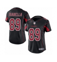 Women's Arizona Cardinals #89 Andy Isabella Limited Black Rush Vapor Untouchable Football Jersey