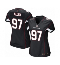 Women's Arizona Cardinals #97 Zach Allen Game Black Alternate Football Jersey
