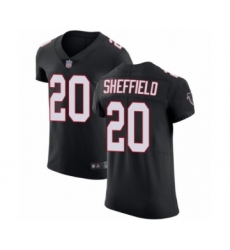Men's Atlanta Falcons #20 Kendall Sheffield Black Alternate Vapor Untouchable Elite Player Football Jersey