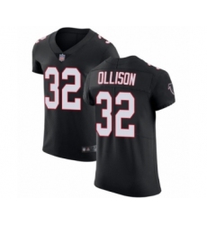Men's Atlanta Falcons #32 Qadree Ollison Black Alternate Vapor Untouchable Elite Player Football Jersey