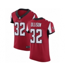 Men's Atlanta Falcons #32 Qadree Ollison Red Team Color Vapor Untouchable Elite Player Football Jersey