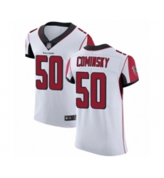 Men's Atlanta Falcons #50 John Cominsky White Vapor Untouchable Elite Player Football Jersey