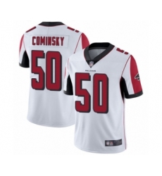 Men's Atlanta Falcons #50 John Cominsky White Vapor Untouchable Limited Player Football Jersey