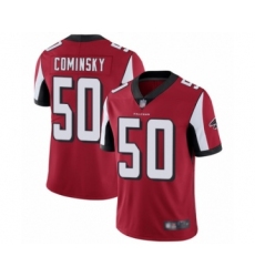 Youth Atlanta Falcons #50 John Cominsky Red Team Color Vapor Untouchable Limited Player Football Jersey