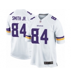 Men's Minnesota Vikings #84 Irv Smith Jr. Game White Football Jersey
