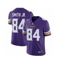 Men's Minnesota Vikings #84 Irv Smith Jr. Purple Team Color Vapor Untouchable Limited Player Football Jersey