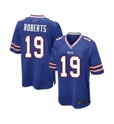 Men's Buffalo Bills #19 Andre Roberts Game Royal Blue Team Color Football Jersey