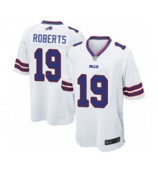 Men's Buffalo Bills #19 Andre Roberts Game White Football Jersey