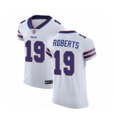 Men's Buffalo Bills #19 Andre Roberts White Vapor Untouchable Elite Player Football Jersey