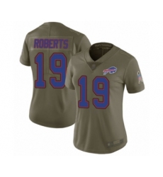 Women's Buffalo Bills #19 Andre Roberts Limited Olive 2017 Salute to Service Football Jersey