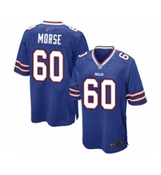 Men's Buffalo Bills #60 Mitch Morse Game Royal Blue Team Color Football Jersey